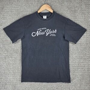 Everybody World Ace Hotel New York T Shirt Mens Size Small Gray 100% Cotton